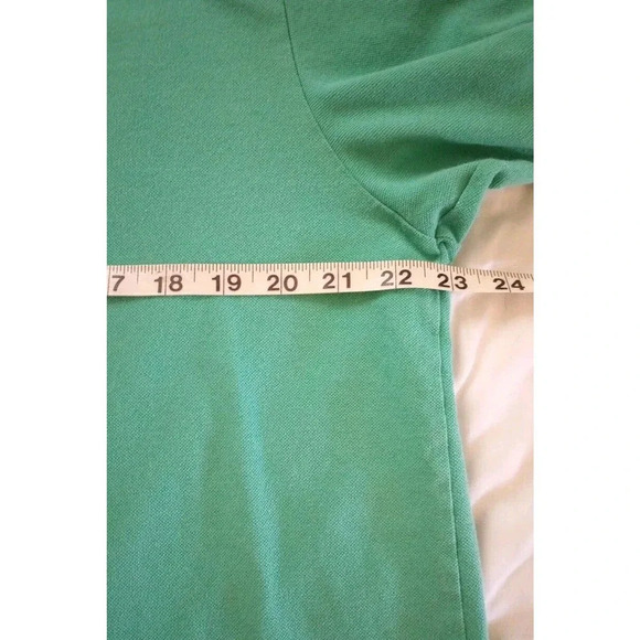 Peter Millar Golf Polo Shirt Men’s Size Large Green Blue Short Sleeve - Picture 7 of 8